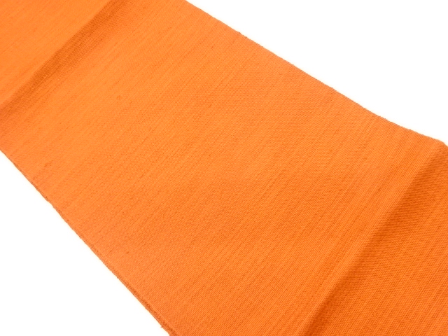 リサイクル　手織紬無地名古屋帯